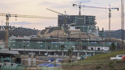 Pembangunan di Kawasan IKN. Foto : Ist