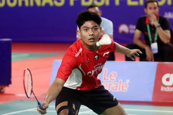 Pemain tunggal putra Indonesia Zaki Ubaidillah (Ubed). Foto : Ist