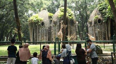 Suasana Kebun Binatang Ragunan. Foto : Ist