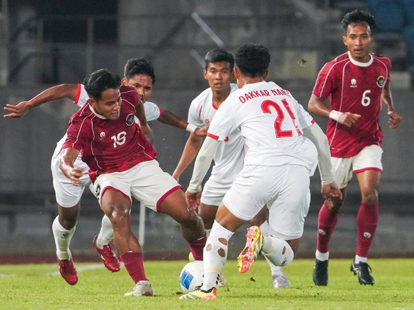 Laga Timnas vs Myanmar. Foto : Ist