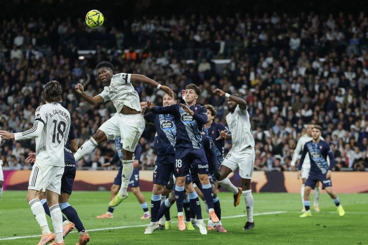 Laga Madrid vs Celta Vigo. Foto : Ist