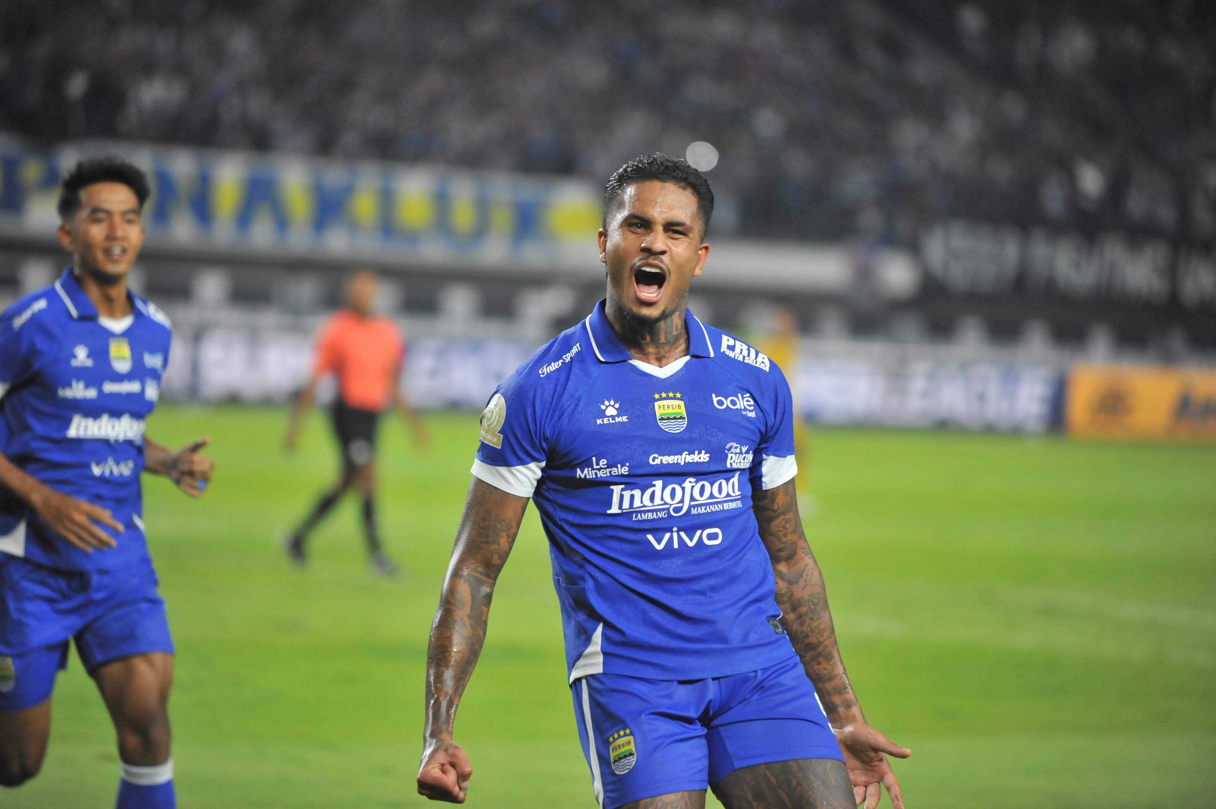 Bomber Persib asal Brazil Ramon “Tanque” De Andrade Souza.  Foto : Ist