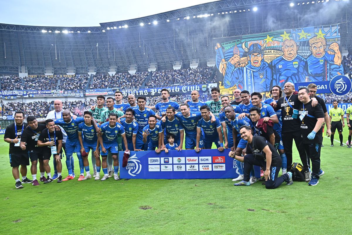 Skuad Persib Bandung. Foto : Ist