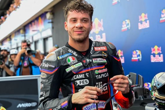 Pembalap MotoGP dari Tim Aprilia Racing. Foto : Ist