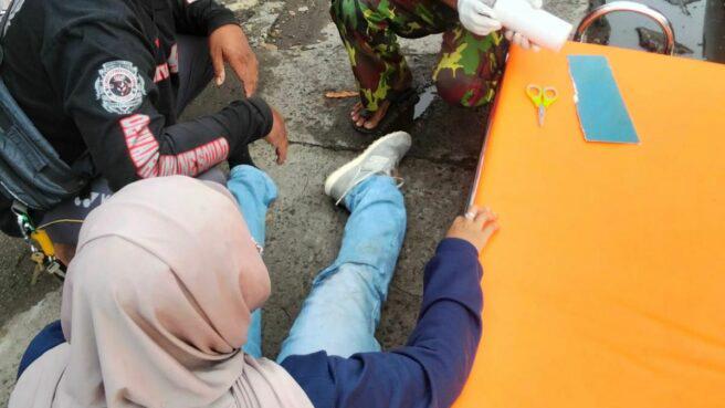 Kecelakaan lalu lintas terjadi di wilayah Ciputat Timur, Kota Tangerang Selatan (Tangsel), pada Senin pagi (29/12).