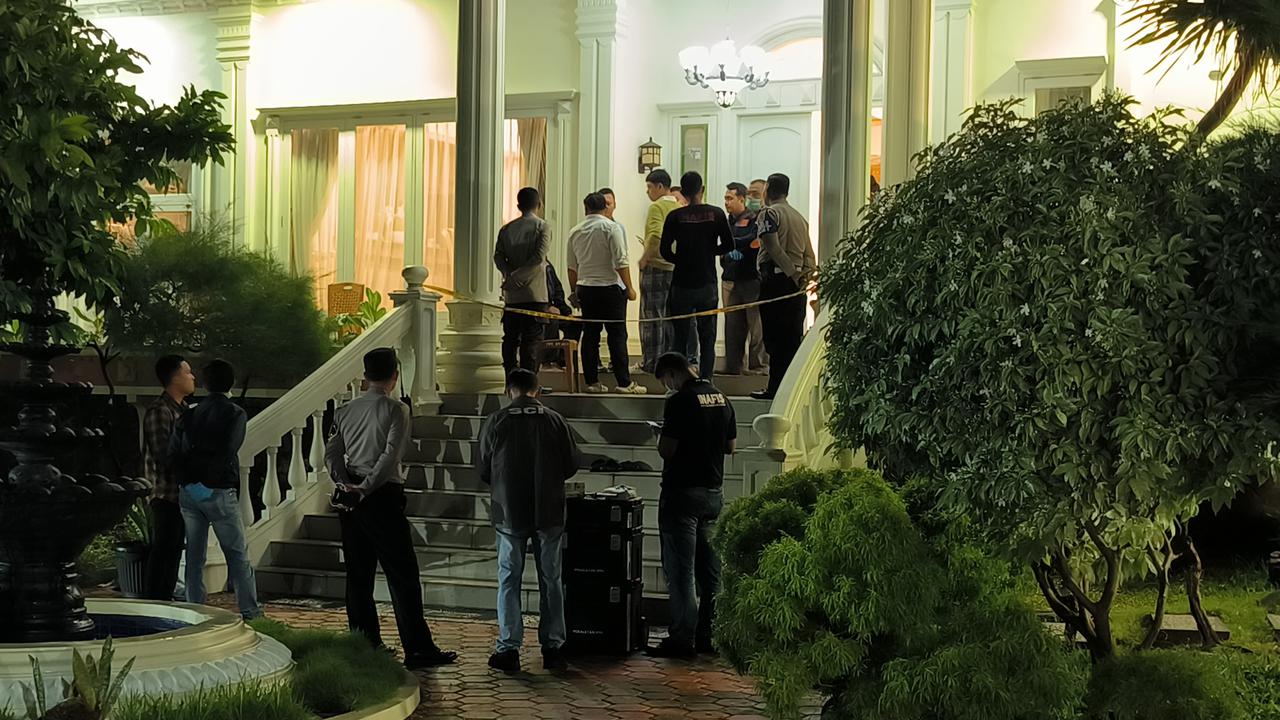 Rumah tempat korban pembunuhan di Perumahan BBS 3, Kota Cilegon. Foto : Ist