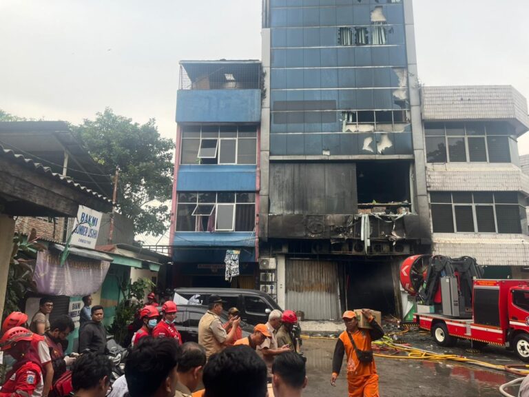 Gwdung Terra Drone yang mengalami kebakaran. Foto : Ist