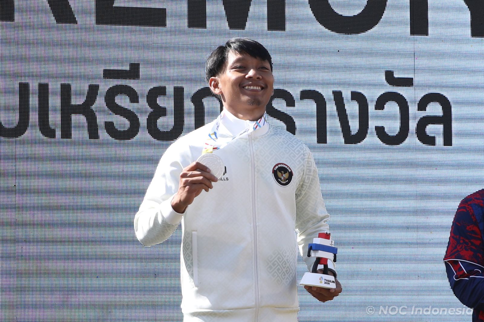 Atlet downhill, Rendy Varera, menyumbangkan medali pertama bagi Merah Putih di SEA Games 2025. Foto : Ist