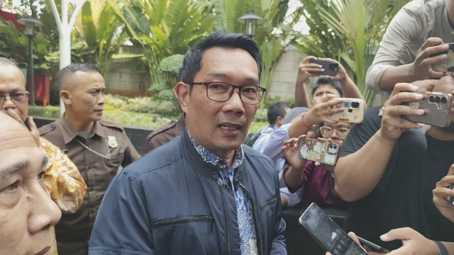 Ridwan Kamil saat berada di KPK. Foto : Ist