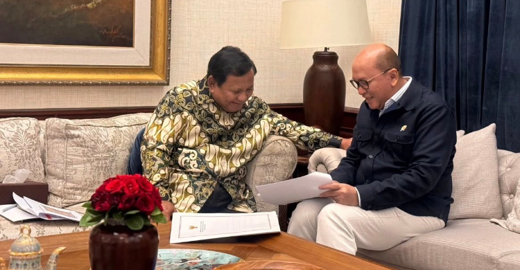 CEO Danantara Rosan Roeslani saat lapor kepada Presiden Prabowo ke Jln Kertanegara. Foto : Ist