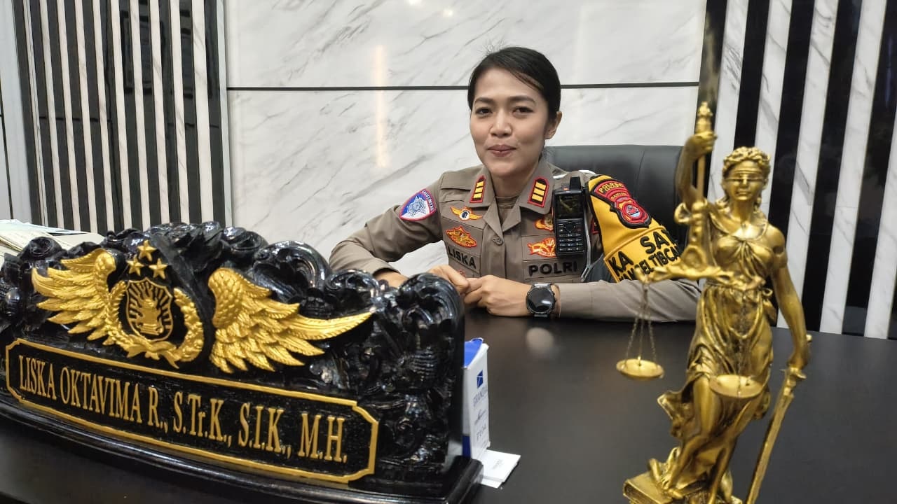 AKP Liska Oktavima  Kasatlantas Polres Lebak