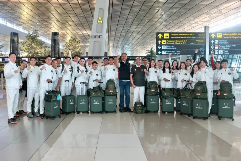 Tim Bulu Tangkis Putra Putri Indonesia di SEA Games 2025. Foto : Ist