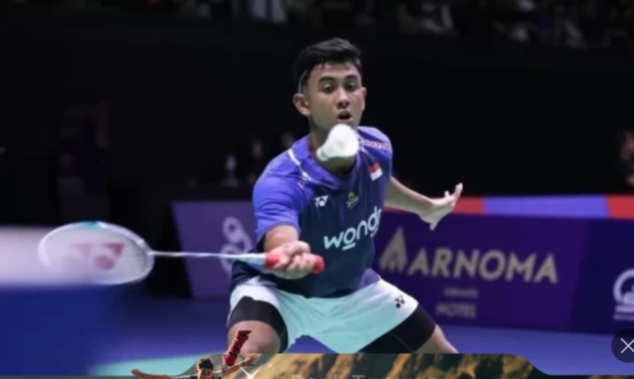 Tunggal putra Alwi Farhan.  Foto : Ist