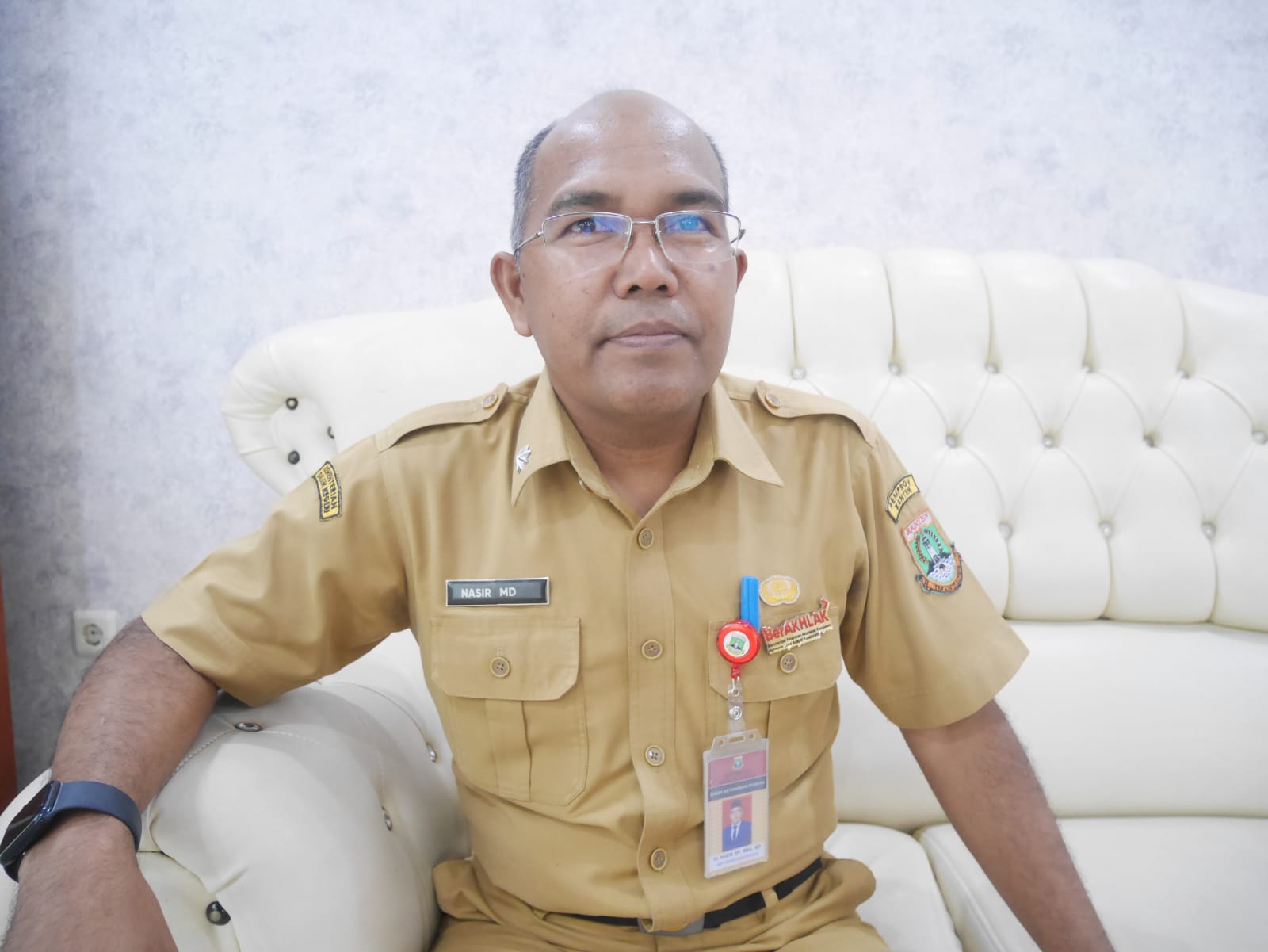 Kepala Dinas Ketahanan Pangan Provinsi Banten, Nasir.(Ari Supriadi-tangselpos.id)
