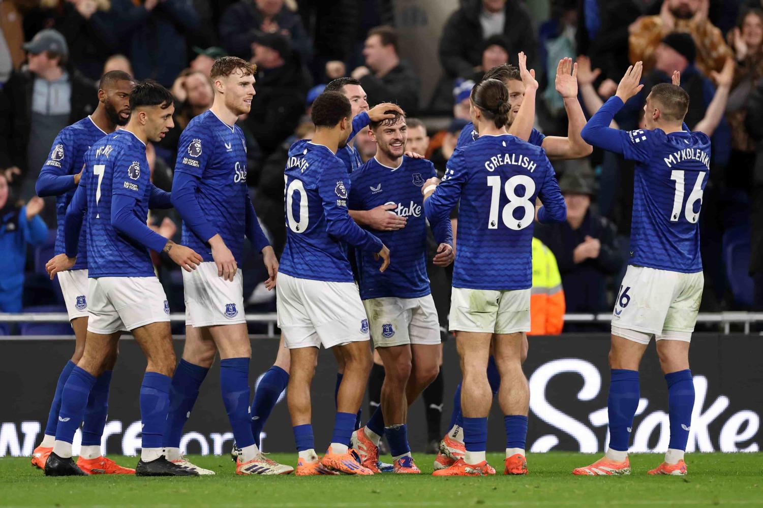 Skuad Everton. Foto : Ist