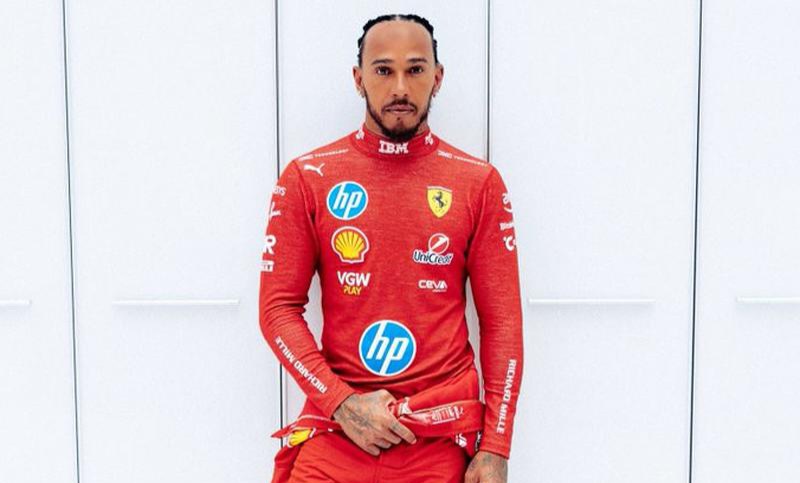 Pembalap F1 dari Tim Ferrari Lewis Hamilton. Foto : Ist