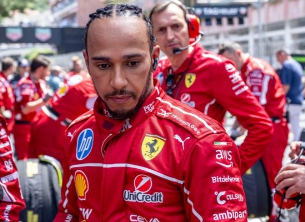 Pembalap Ferrari Lewis Hamilton. Foto : Ist