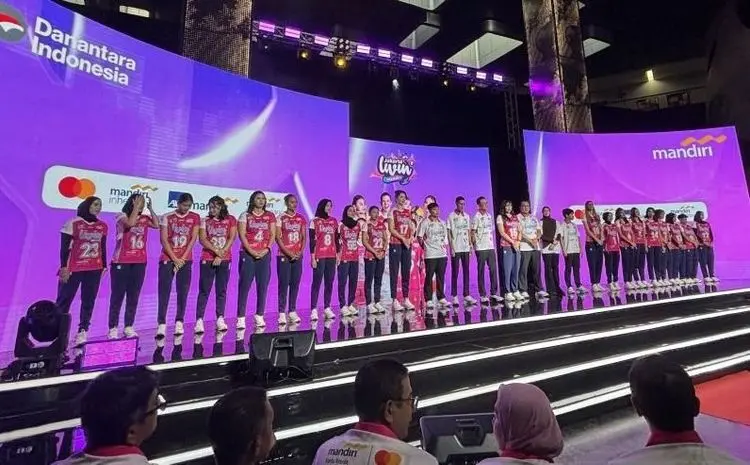 Tim Putri bola voli Jakarta Livin’ by Mandiri. Foto : Ist