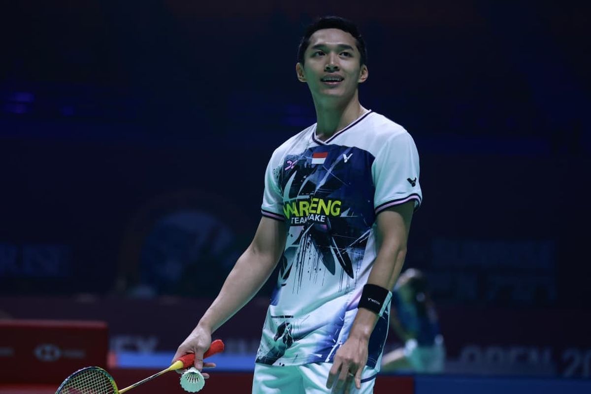 Andalan tunggal putra Indonesia Jonatan Christie. Foto : Ist