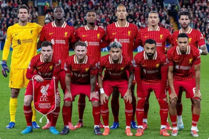 Skuad Liverpool. Foto : Ist