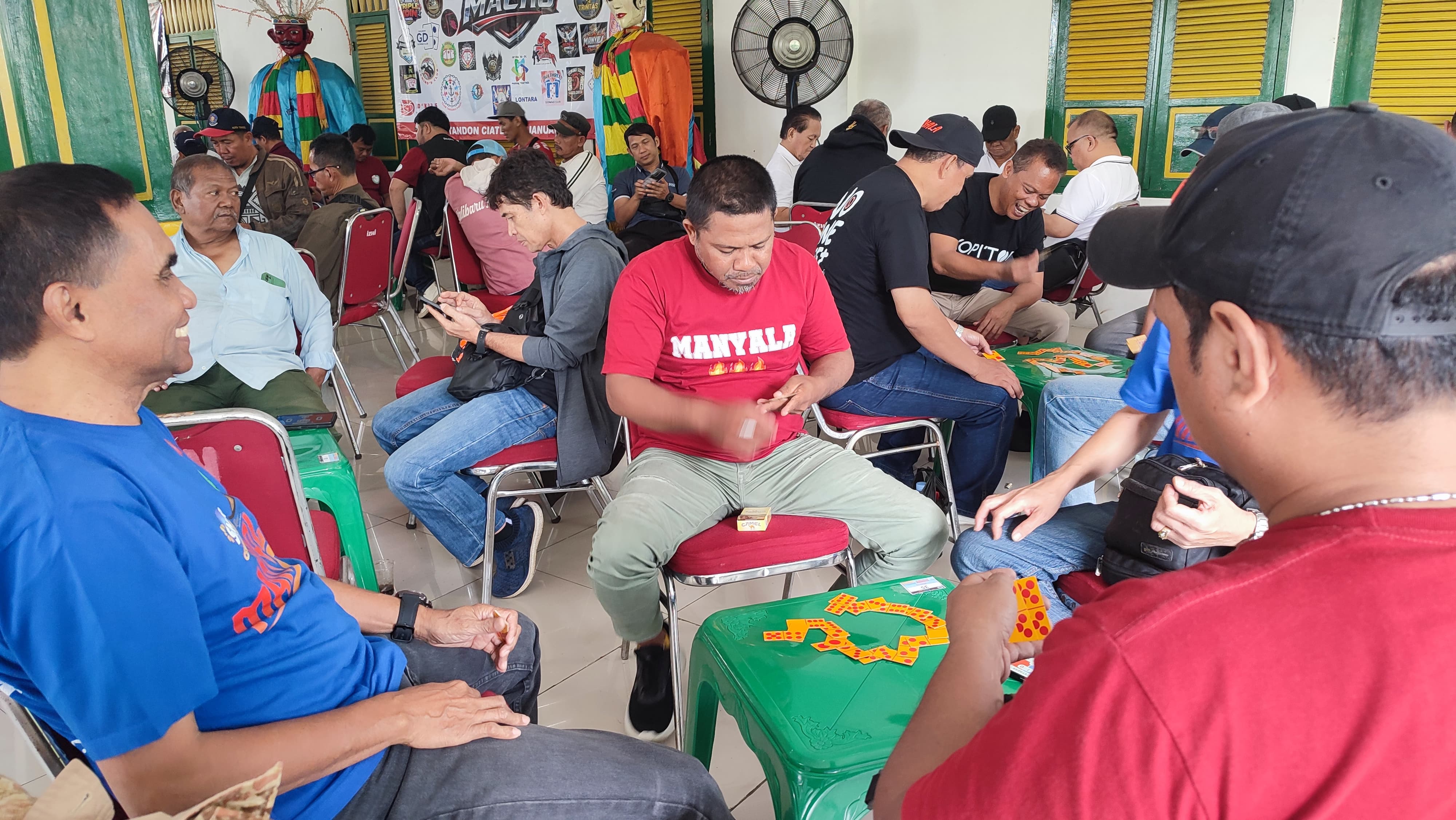 Turnamen domino yang digelar Macho di Tandon Ciater, Serpong, Kota Tangsel, Sabtu (31/01/2026), diikuti 288 peserta.(ist)