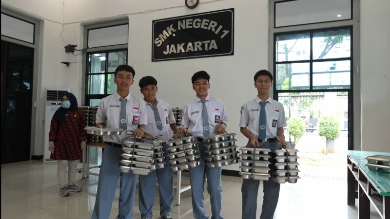 Siswa SMK Negeri 1 Jakarta. Foto : Ist