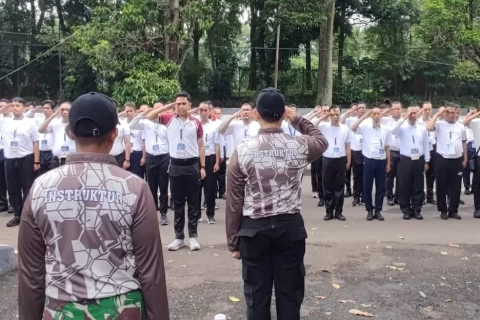 Petugas Haji 2026 mengikuti diklat di Asrama Haji Pondok Gede. Foto : Ist