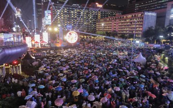 Malam tahun baru 2026 di Bundwra HI. Foto : Ist