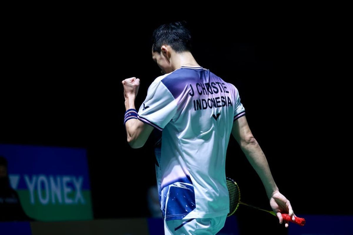 Pemain andakan Indonesia di India Open 2026 Jonatan Christie. Foto : Ist