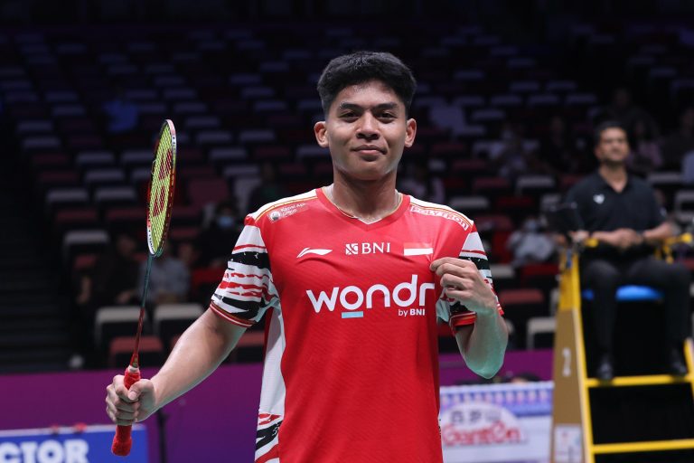 Pemain tunggal Indonesia Mohammad Zaki Ubaidillah. Foto : Ist