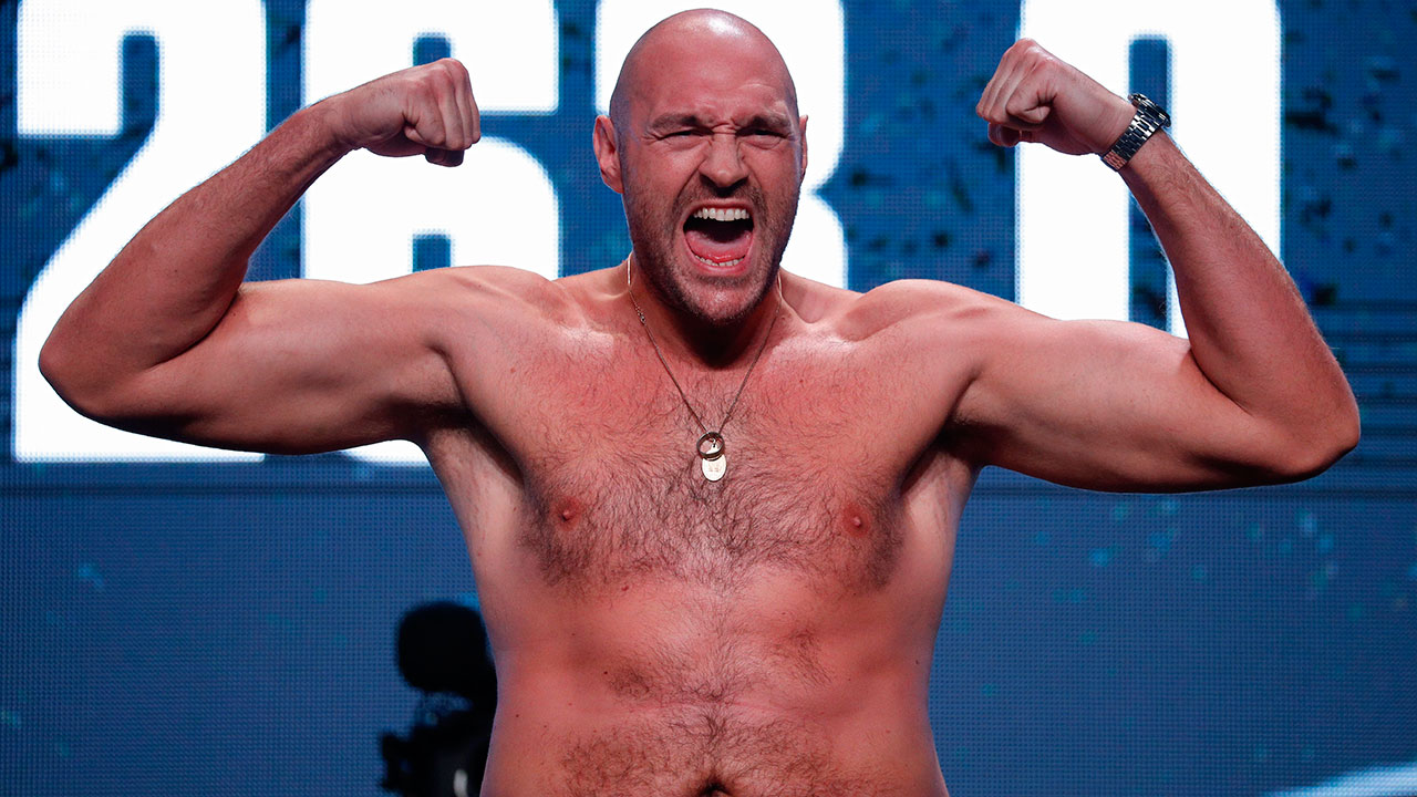 Petinju klas berat Tyson Fury. Foto : Ist