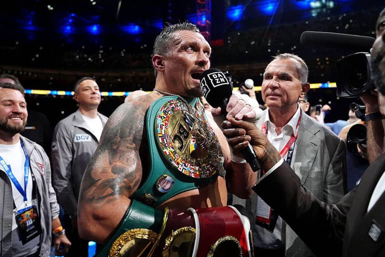 Petinju kelas berat Oleksandr Usyk. Foto : Ist