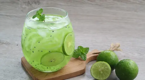 Es Timun Serut Jeruk Nipis. Foto : Ist