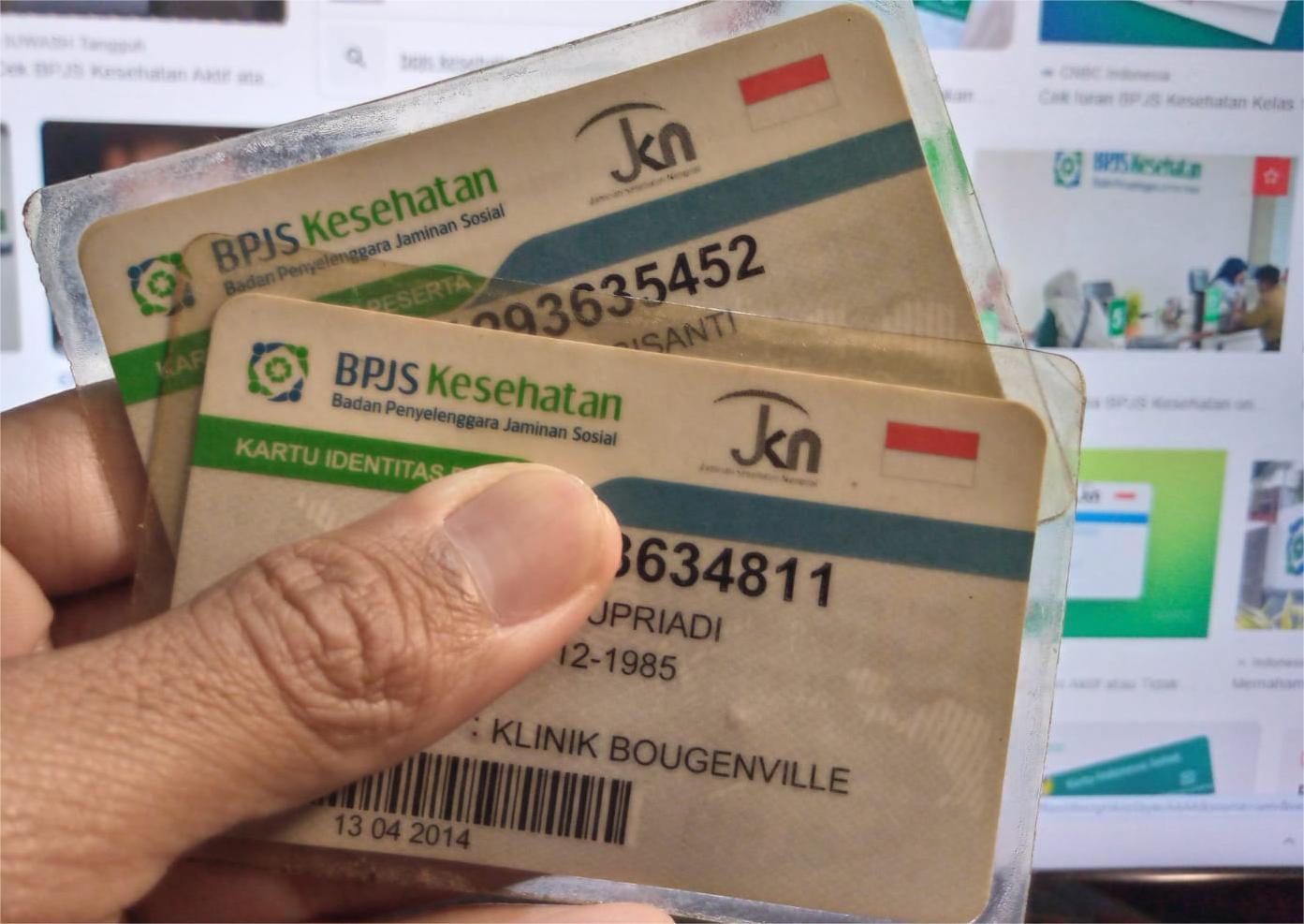 Ilustrasi kartu BPJS Kesehatan.(Ari Supriadi/tangselpos.id)