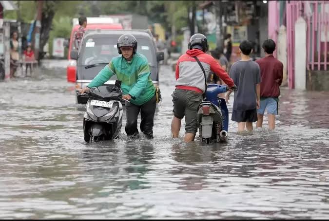 Banjir di Jakarta. Foto : Ist
