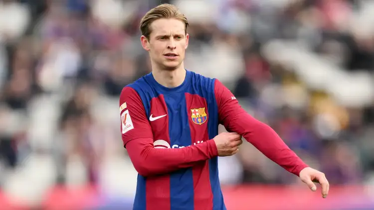 Gelandang Barca Frenkie de Jong. Foto : Ist