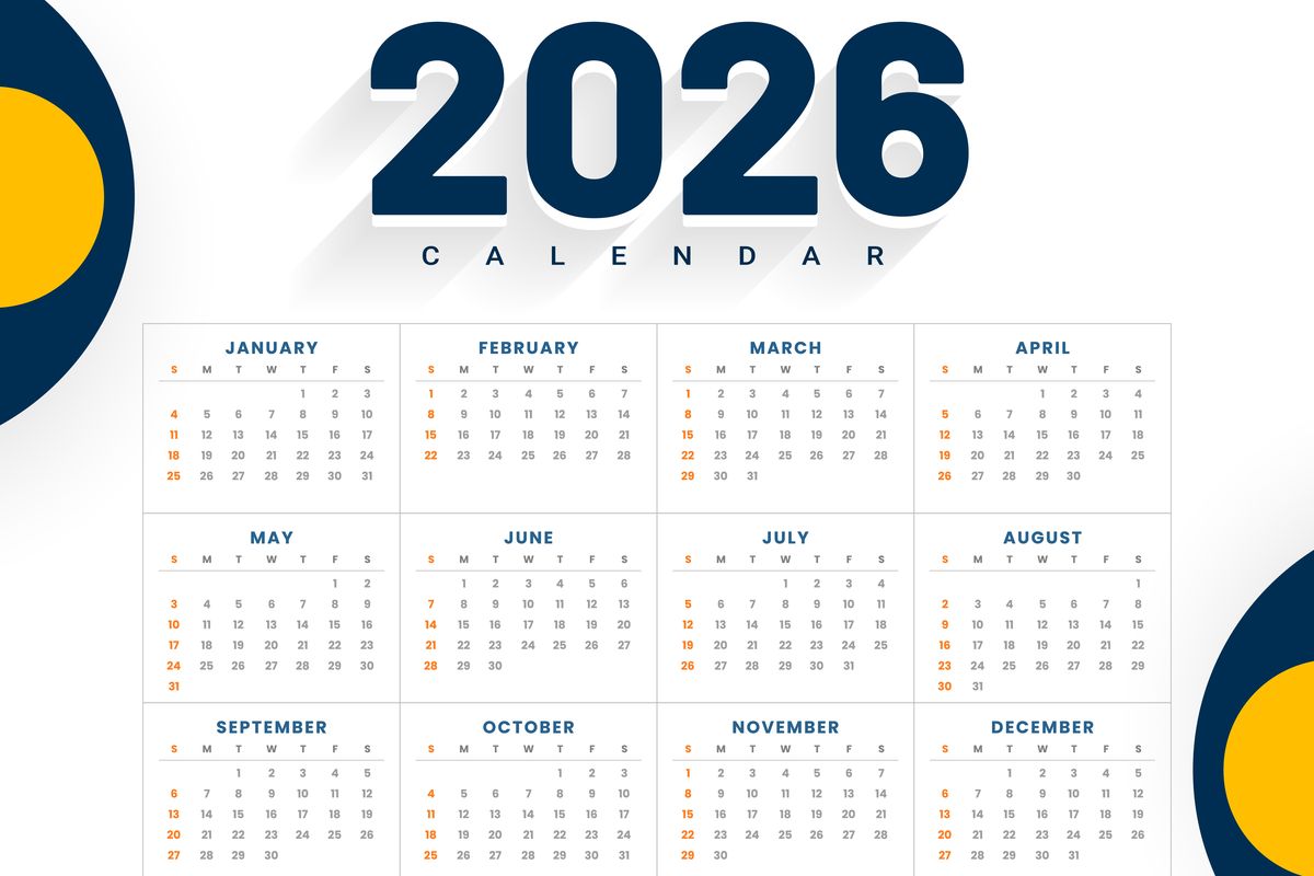 Kalender 2026. Foto :;Ist