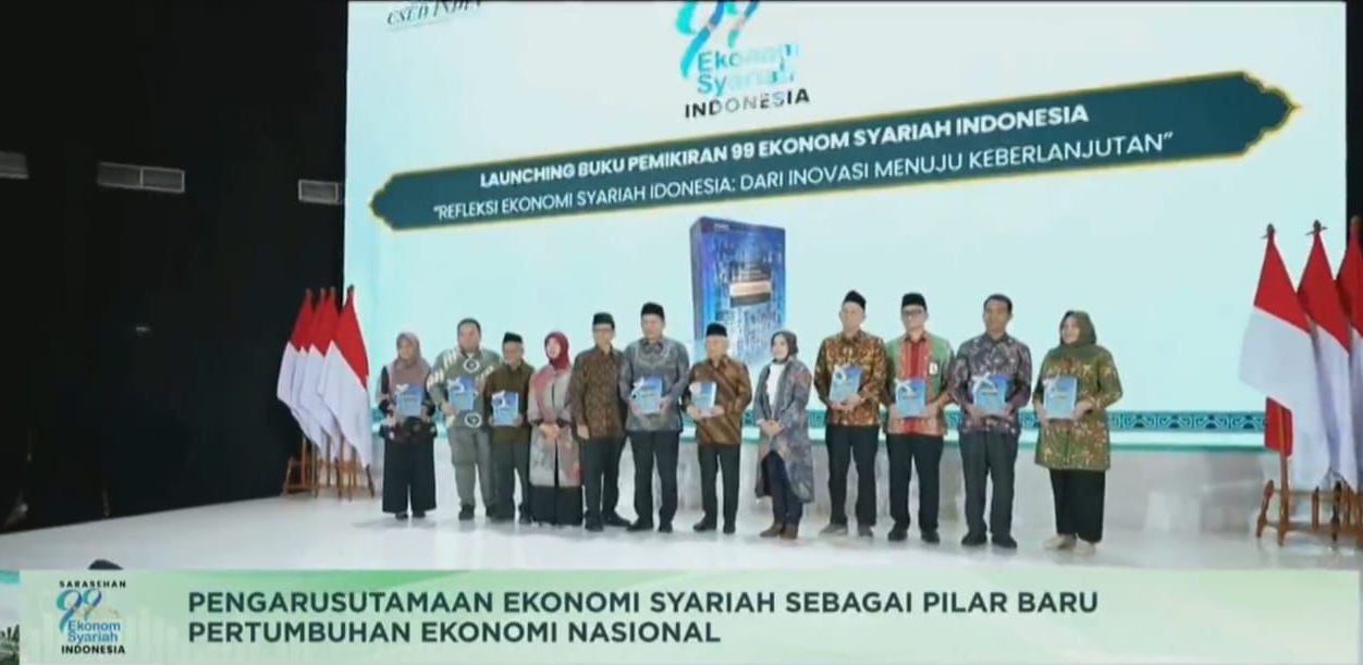 Wakil Presiden RI ke-13, Ma’ruf Amin pada acara Sarasehan Ekonomi Syariah. Foto : Ist