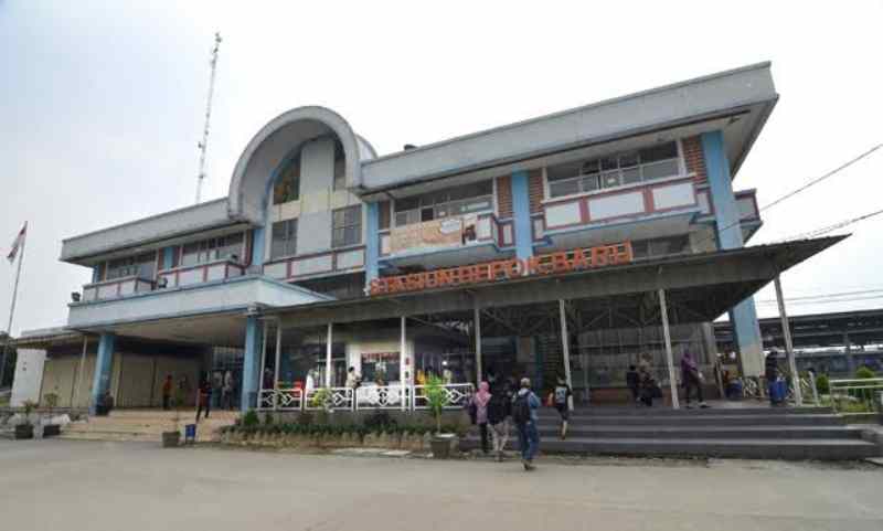 Stasiun Depok Baru. Foto : Ist