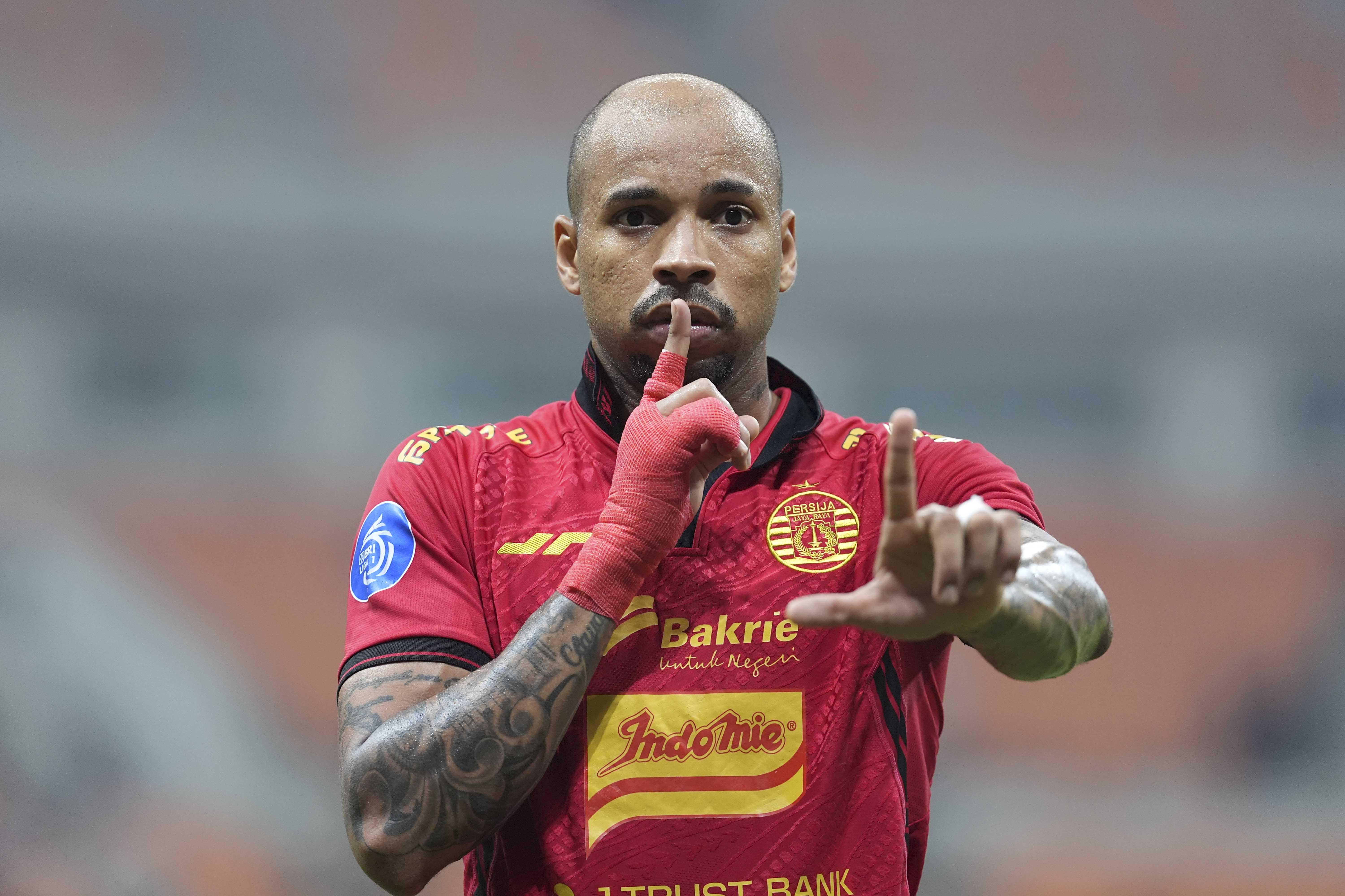 Bomber Persija Gustavo Almeida. Foto : Ist