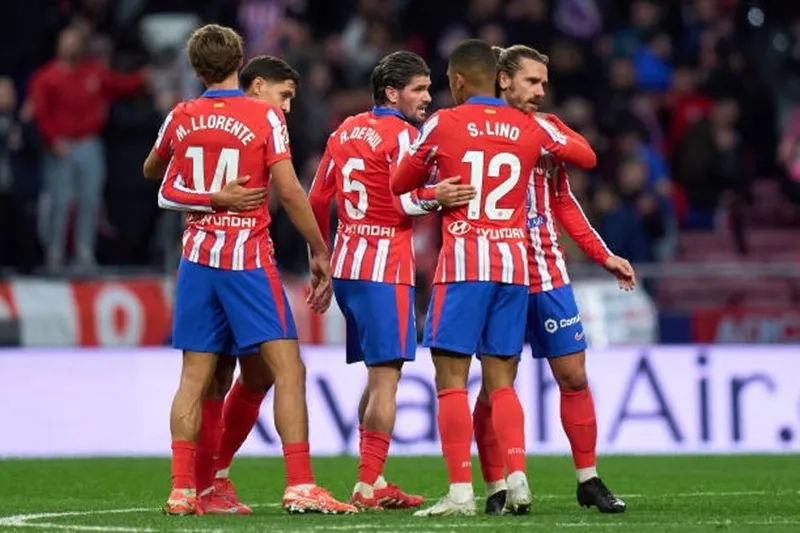 Skuad Atletico Madrid. Foto :  Ist