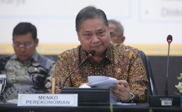 Menko Perekonomian Airlangga Hartarto. Foto : Ist