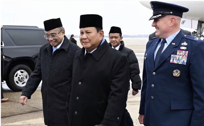 Presiden Prabowo telah tiba di Amerika Serika. Foto : Istt