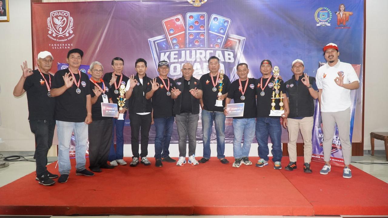 olahraga domino di Tangsel semakin terlihat dengan digelarnya kejuaraan tingkat kota oleh Orado Tangsel pada Minggu (29/3).