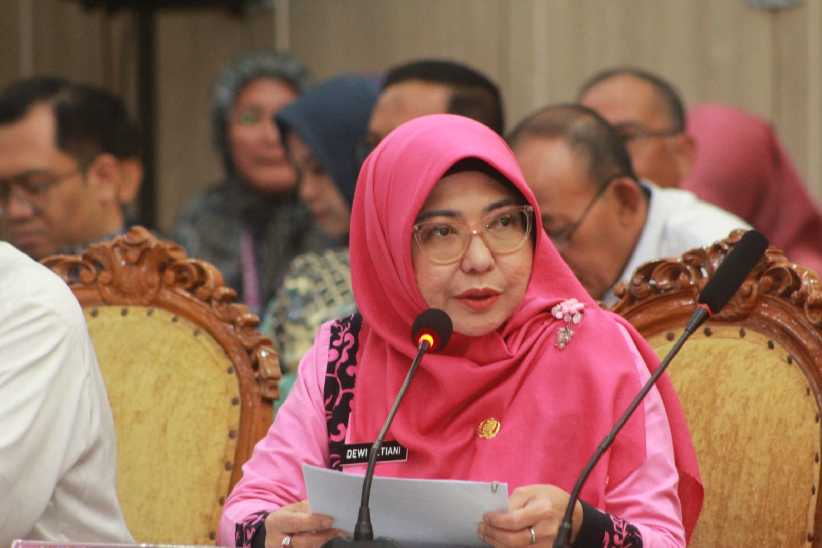 Bupati Pandeglang, Raden Dewi Setiani. (Ist)