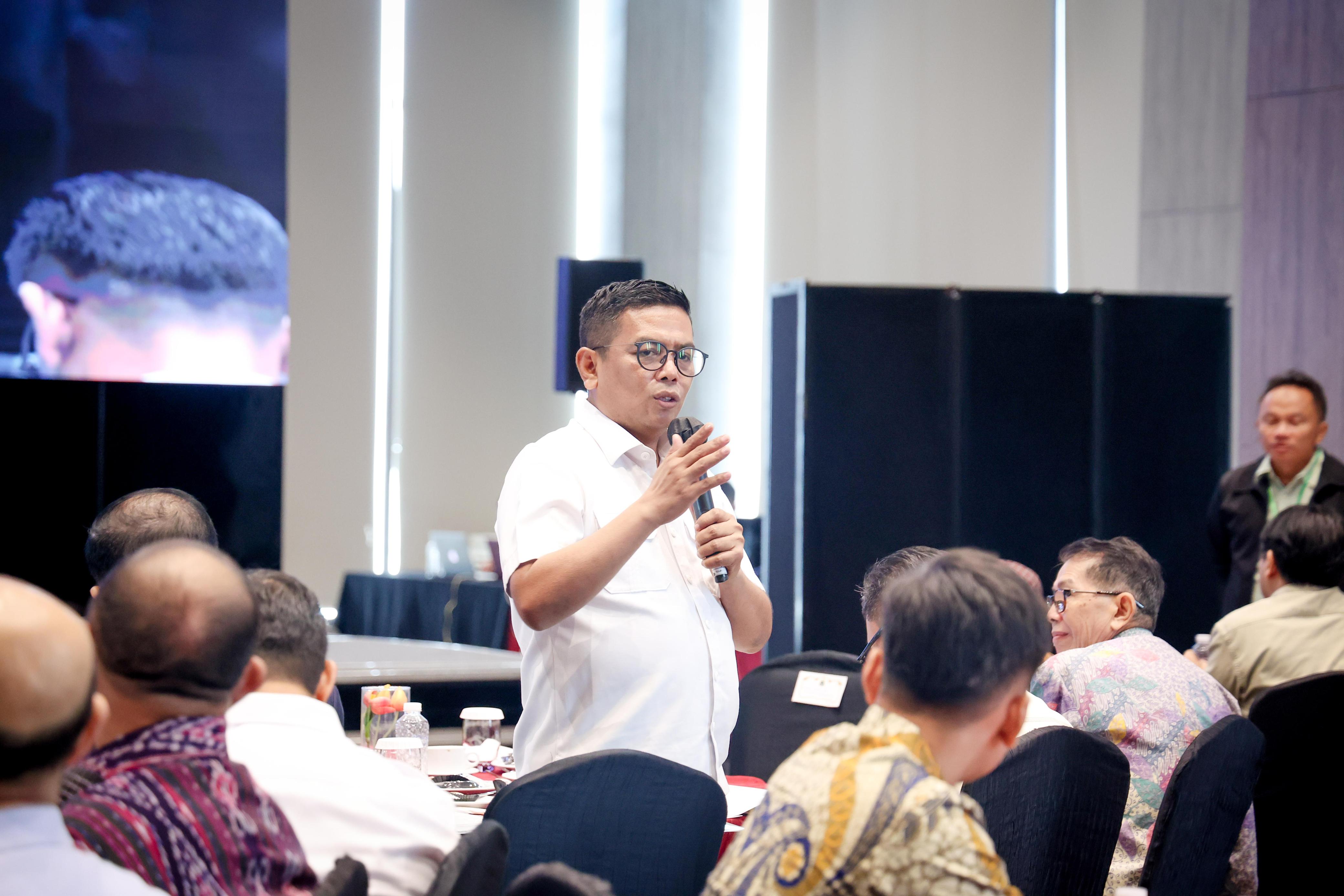 Gubernur Andra Soni saat hadir di forum “Kumpul Jeung Dulur Diaspora Banten” di Mercure Jakarta Kemayoran, Sabtu (28/3/2026). Foto : Humas Pemprov
