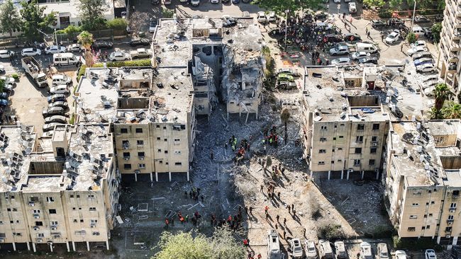 Kerusakan terdampak serangan Israel-AS di Iran. Foto : Ist