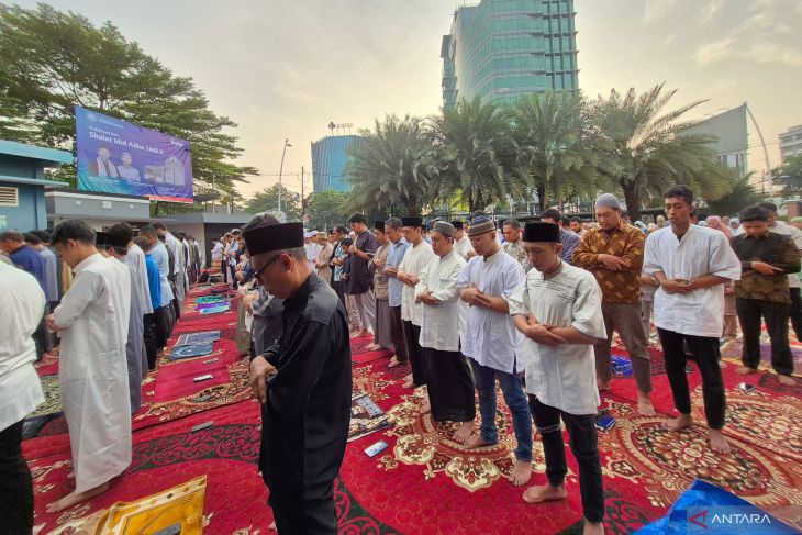 Salat Ied di Gedung Pusat Dakwah Muhammadiyah, Jakarta Pusat, Jumat (20/3/2026). Foto : Ist