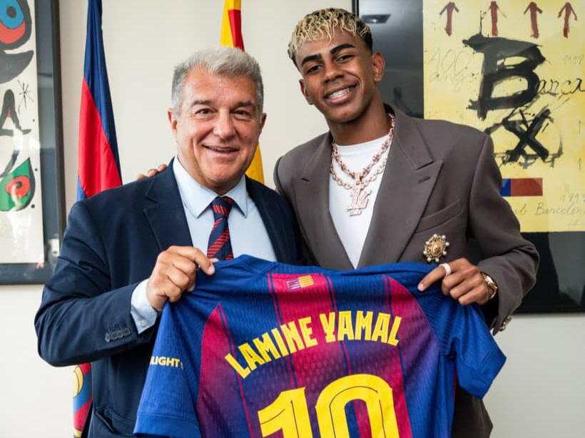 Bintang muda Spanyol Lamine Yamal. Foto : Ist