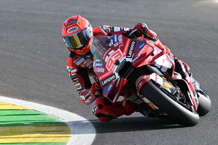 Pembalap Tim Ducati Marc Marquez menjadi yang tercepat di sesi latihan MotoGP Amerika 2026. Foto : Ist